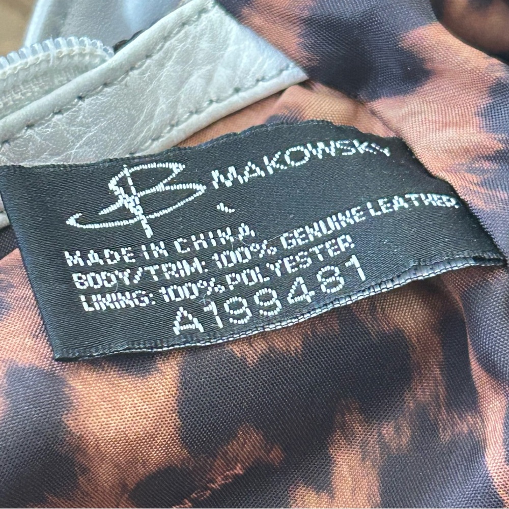 B. Makowsky Westport Vachetta Braided Satchel Tote - Picture 9 of 9